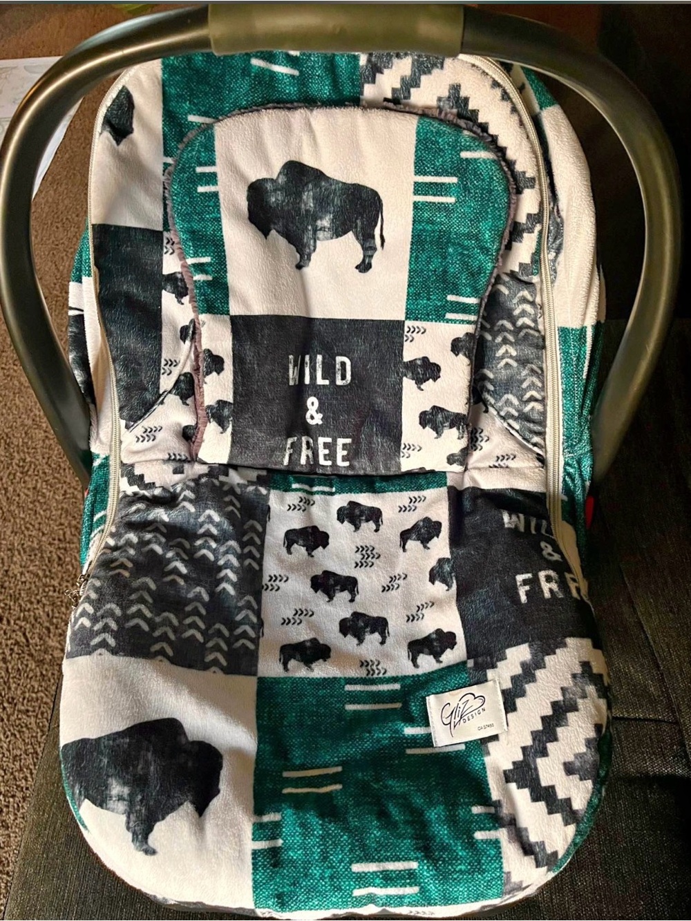 Glitz carseat cover